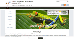 Desktop Screenshot of angielski45.malyrynek.pl