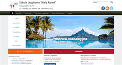 Desktop Screenshot of malyrynek.pl